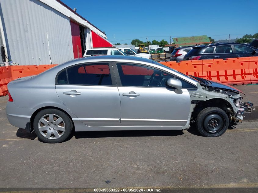 2009 Honda Civic Lx VIN: 19XFA16559E047187 Lot: 39553322