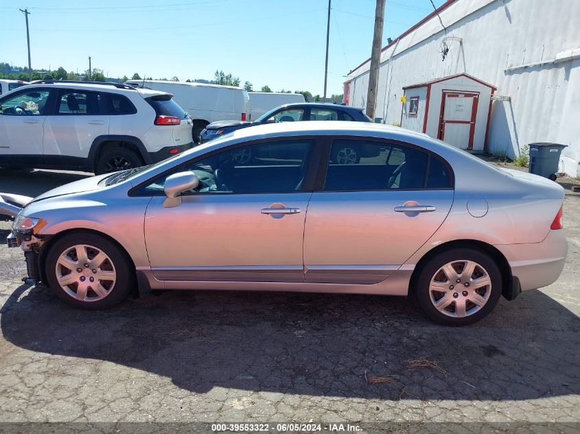 2009 Honda Civic Lx VIN: 19XFA16559E047187 Lot: 39553322