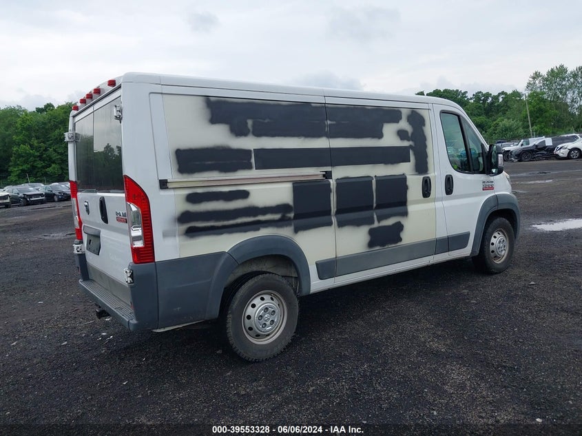 2017 Ram Promaster 1500 Low Roof 136 Wb VIN: 3C6TRVAG6HE540040 Lot: 39553328