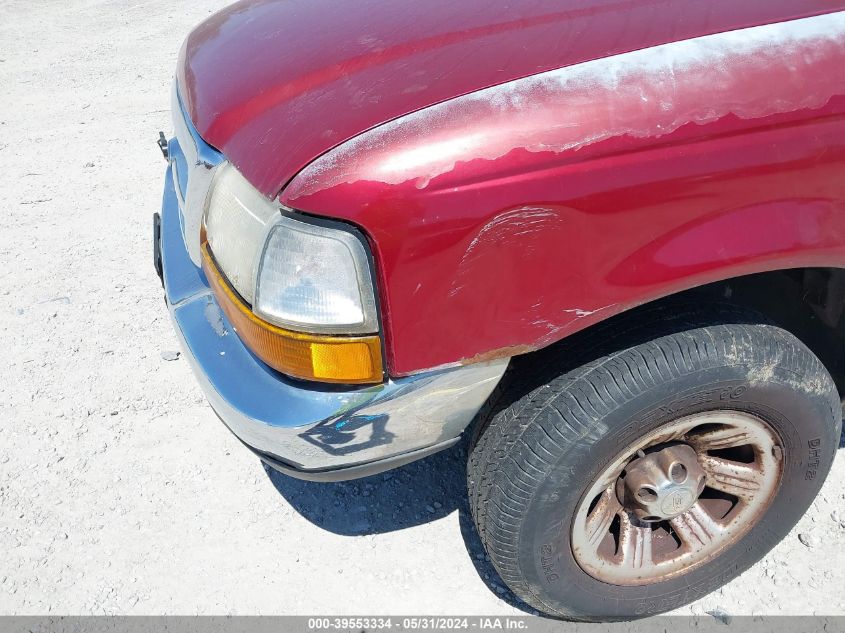 2000 Ford Ranger Xl/Xlt VIN: 1FTYR14C8YTB10288 Lot: 39553334