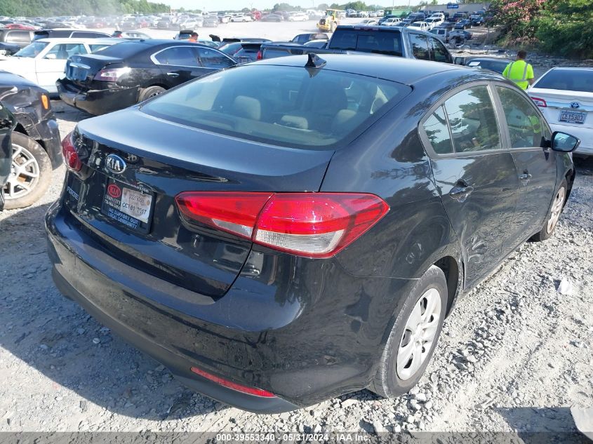 2017 Kia Forte Lx VIN: 3KPFK4A75HE111749 Lot: 39553340