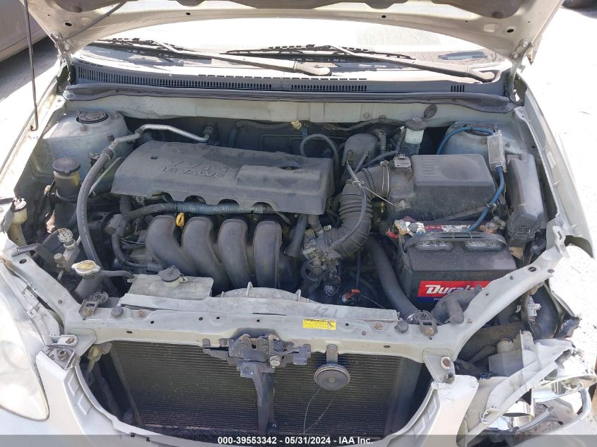 2003 Toyota Corolla Le VIN: 1NXBR32E73Z052131 Lot: 39553342