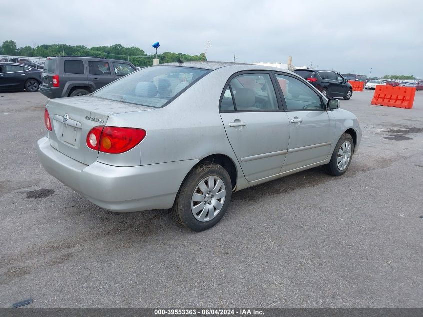 2004 Toyota Corolla Le VIN: 1NXBR38EX4Z250355 Lot: 39553363