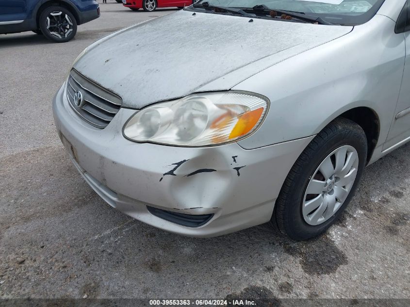 2004 Toyota Corolla Le VIN: 1NXBR38EX4Z250355 Lot: 39553363