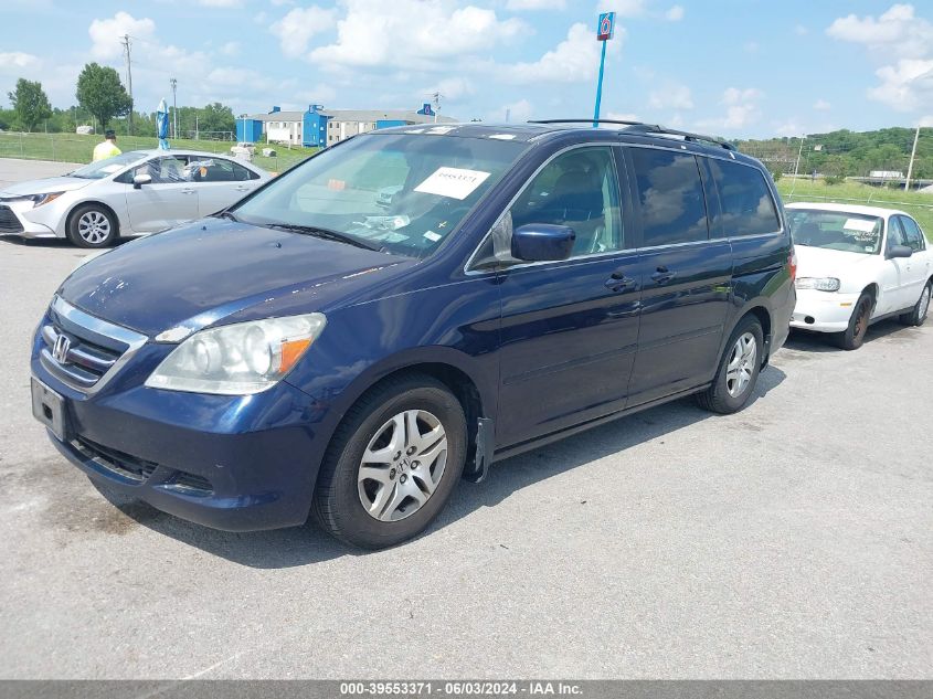 2005 Honda Odyssey Ex-L VIN: 5FNRL38655B122192 Lot: 39553371