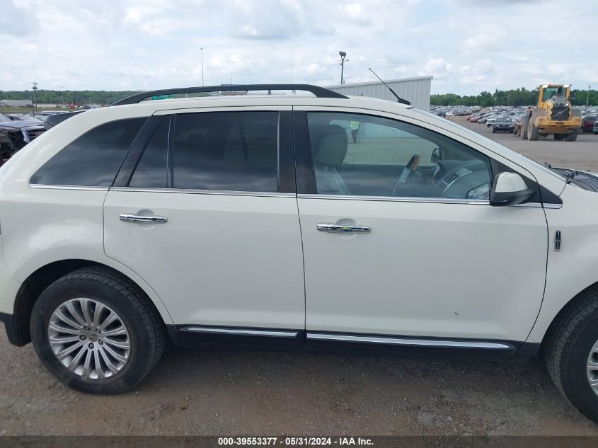 2013 Lincoln Mkx VIN: 2LMDJ6JK8DBL36033 Lot: 39553377