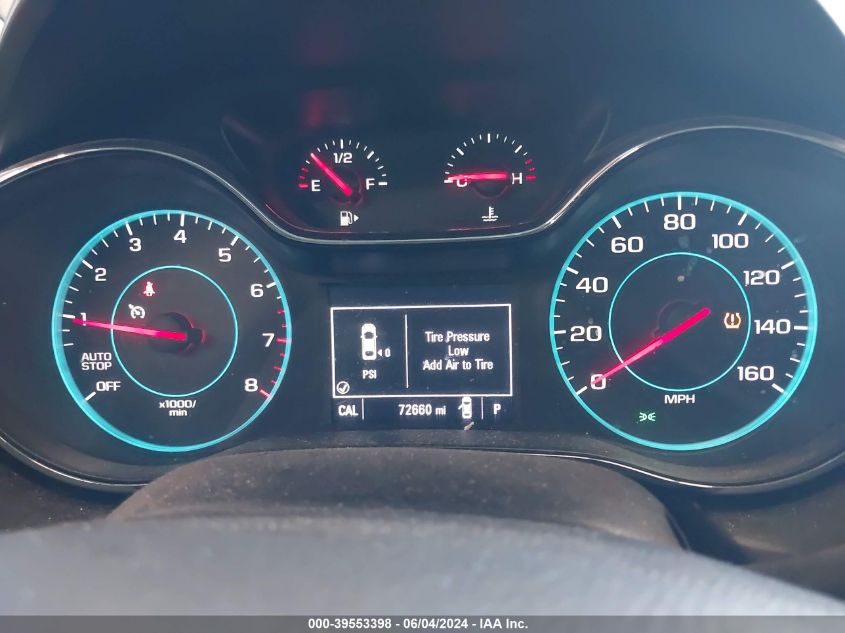 2016 Chevrolet Cruze Lt Auto VIN: 1G1BE5SM6G7286714 Lot: 39553398