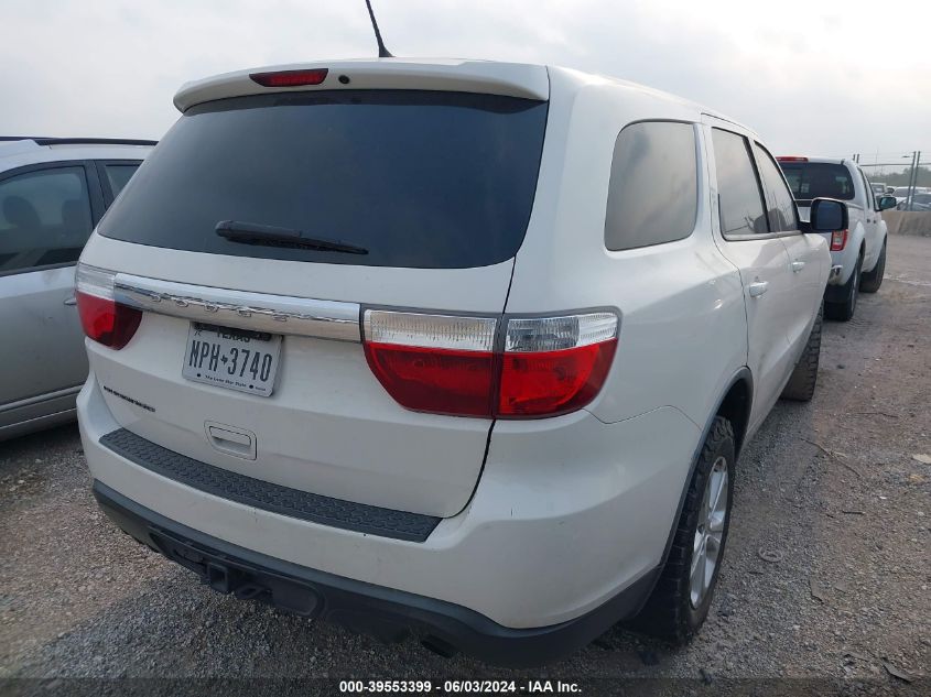 2012 Dodge Durango Sxt VIN: 1C4RDHAG2CC212536 Lot: 39553399