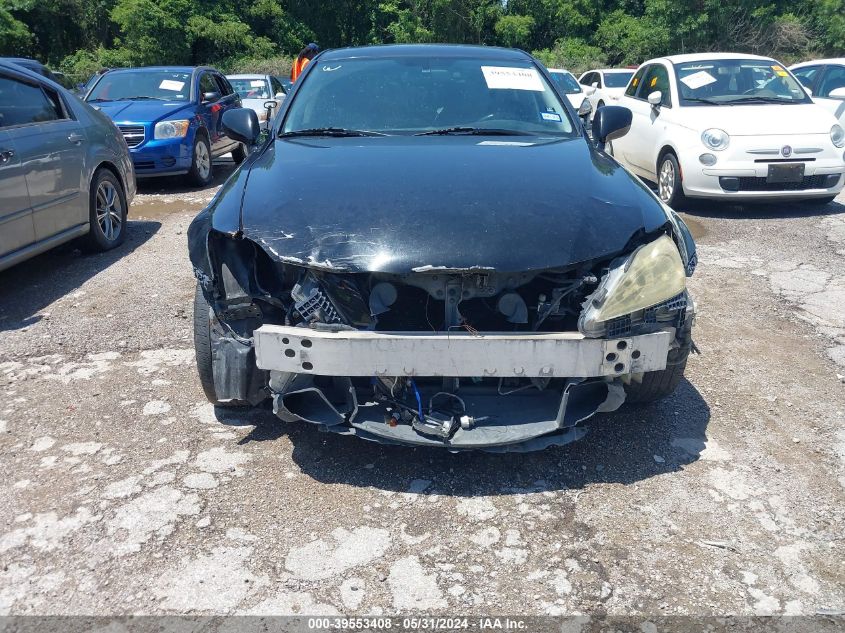 2007 Lexus Is 250 VIN: JTHCK262675008899 Lot: 39553408