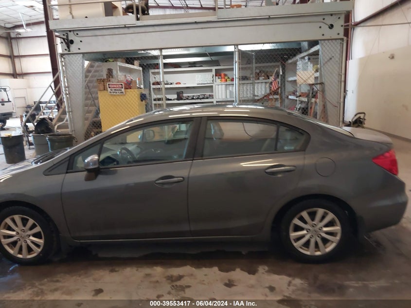 2012 Honda Civic Ex-L VIN: 2HGFB2F90CH524580 Lot: 39553417