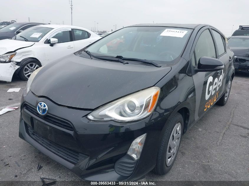 2016 Toyota Prius C Two VIN: JTDKDTB33G1120126 Lot: 39553433