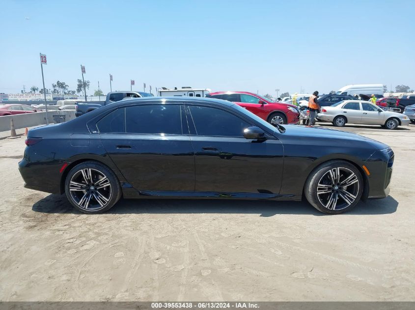 2023 BMW 740 I VIN: WBA23EH01PCL79355 Lot: 39553438