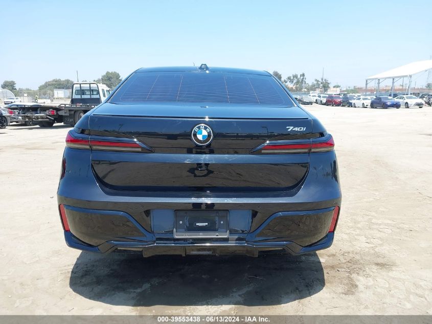 2023 BMW 740 I VIN: WBA23EH01PCL79355 Lot: 39553438