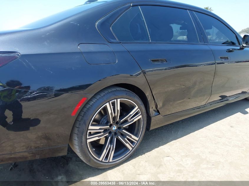 2023 BMW 740 I VIN: WBA23EH01PCL79355 Lot: 39553438