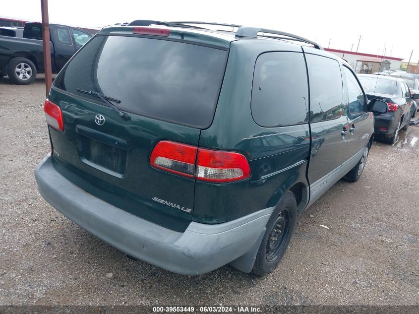 2002 Toyota Sienna Le/Xle VIN: 4T3ZF13C02U429770 Lot: 39553449