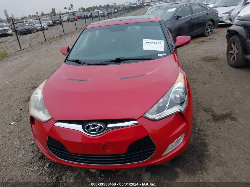 2013 HYUNDAI VELOSTER - KMHTC6AD6DU133350