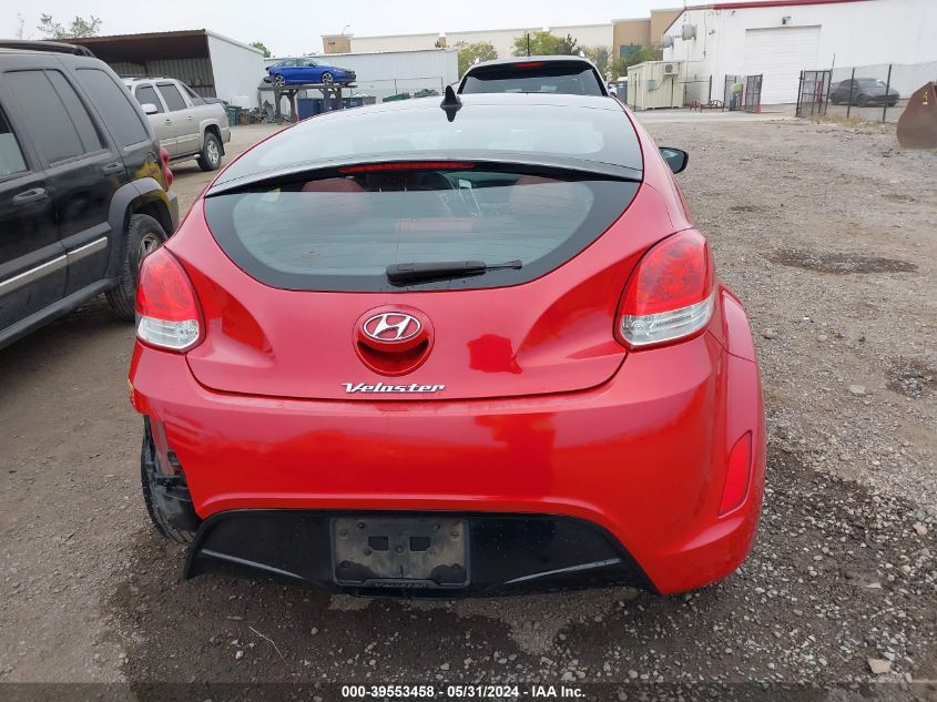 2013 Hyundai Veloster VIN: KMHTC6AD6DU133350 Lot: 39553458