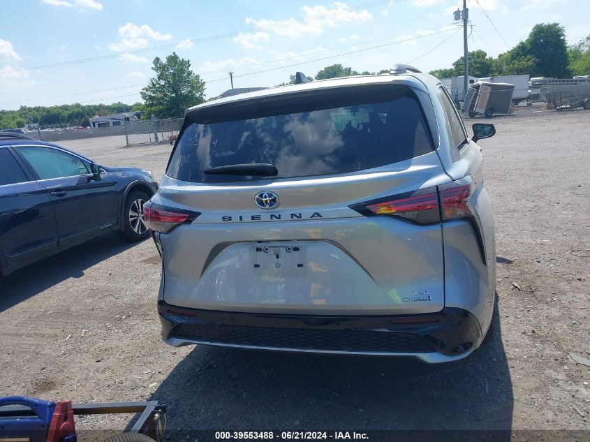 2022 Toyota Sienna Xse VIN: 5TDDRKEC6NS118841 Lot: 39553488