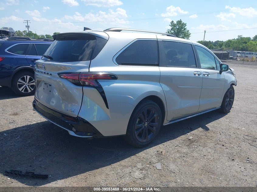 2022 Toyota Sienna Xse VIN: 5TDDRKEC6NS118841 Lot: 39553488
