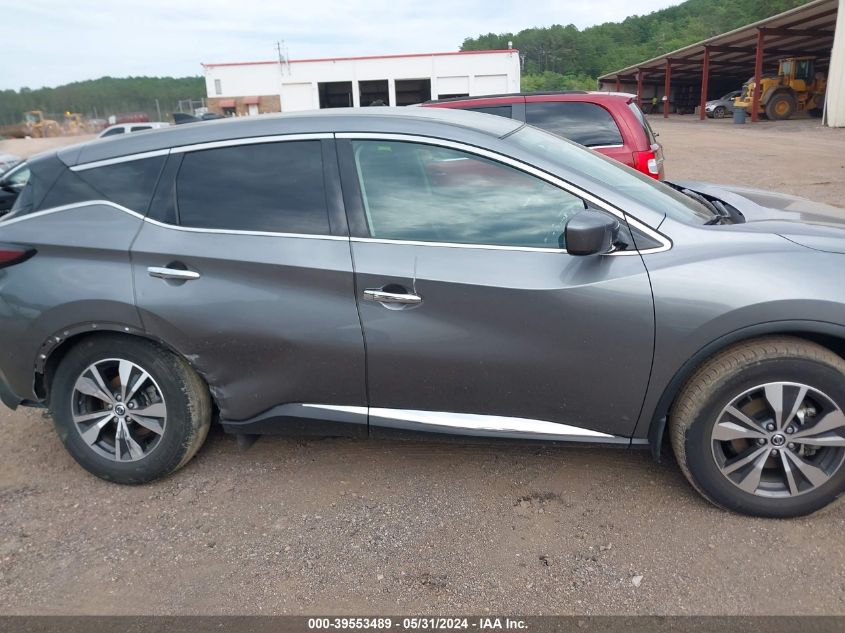 2022 Nissan Murano S Intelligent Awd VIN: 5N1AZ2AS7NC123902 Lot: 39553489