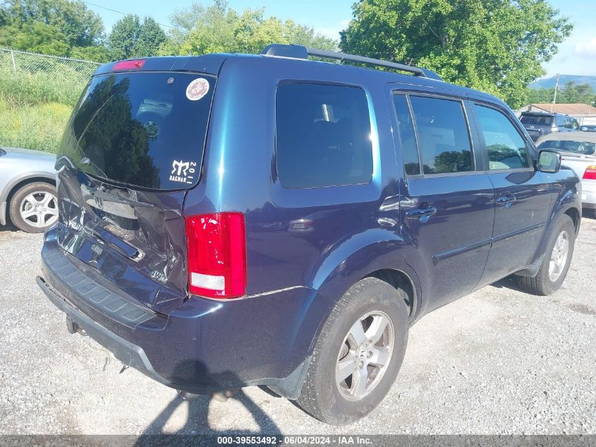 2011 Honda Pilot Ex-L VIN: 5FNYF4H76BB092066 Lot: 39553492