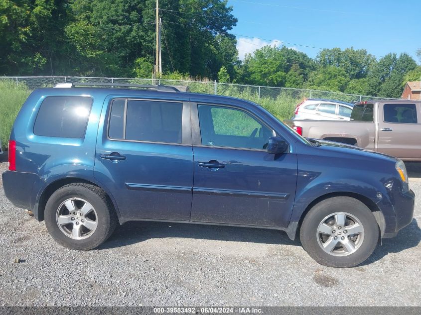 2011 Honda Pilot Ex-L VIN: 5FNYF4H76BB092066 Lot: 39553492