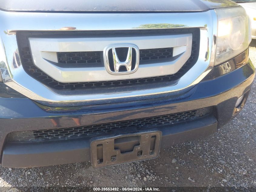 2011 Honda Pilot Ex-L VIN: 5FNYF4H76BB092066 Lot: 39553492