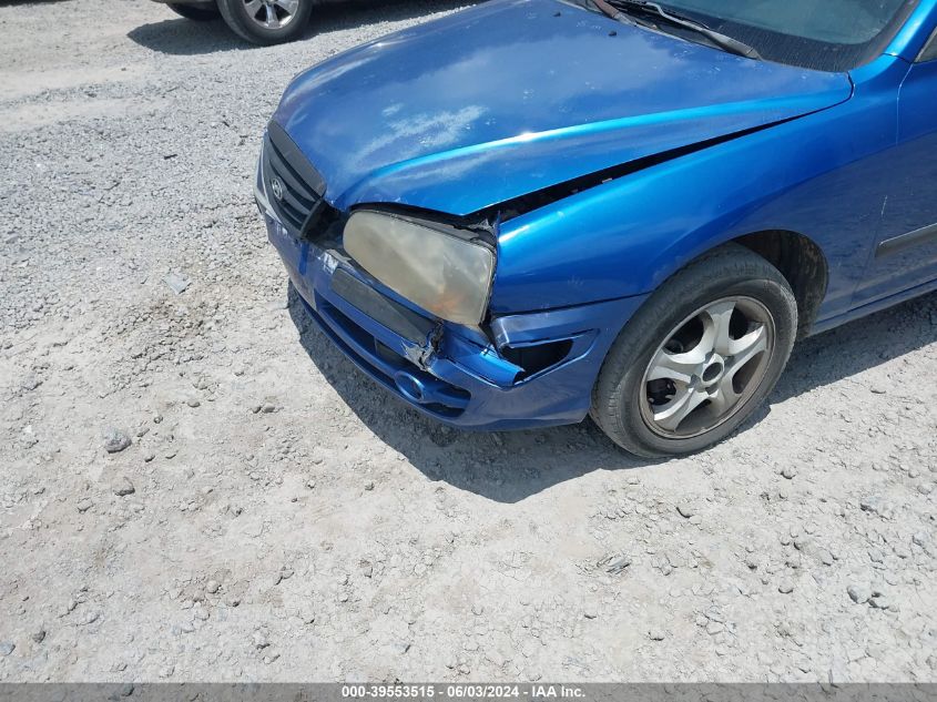 2004 Hyundai Elantra Gls/Gt VIN: KMHDN46D74U759825 Lot: 39553515