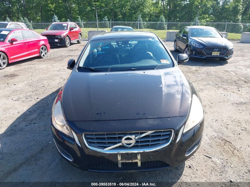 2013 Volvo S60 T5/T5 Platinum/T5 Premier/T5 Premier Plus VIN: YV1612FSXD1228030 Lot: 39553519