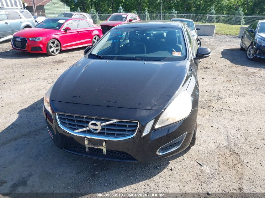 2013 Volvo S60 T5/T5 Platinum/T5 Premier/T5 Premier Plus VIN: YV1612FSXD1228030 Lot: 39553519