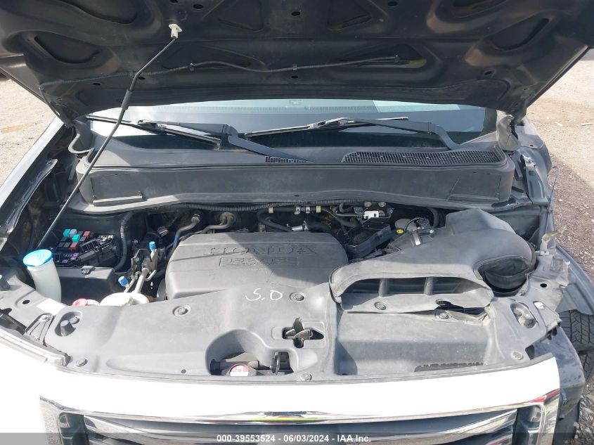 2012 Honda Pilot Ex-L VIN: 5FNYF3H57CB043212 Lot: 39553524