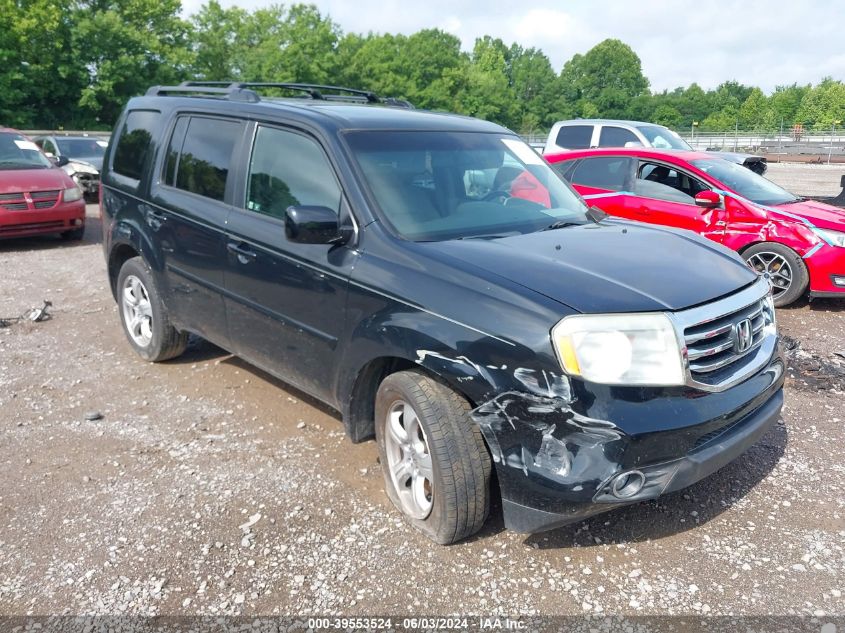 2012 Honda Pilot Ex-L VIN: 5FNYF3H57CB043212 Lot: 39553524