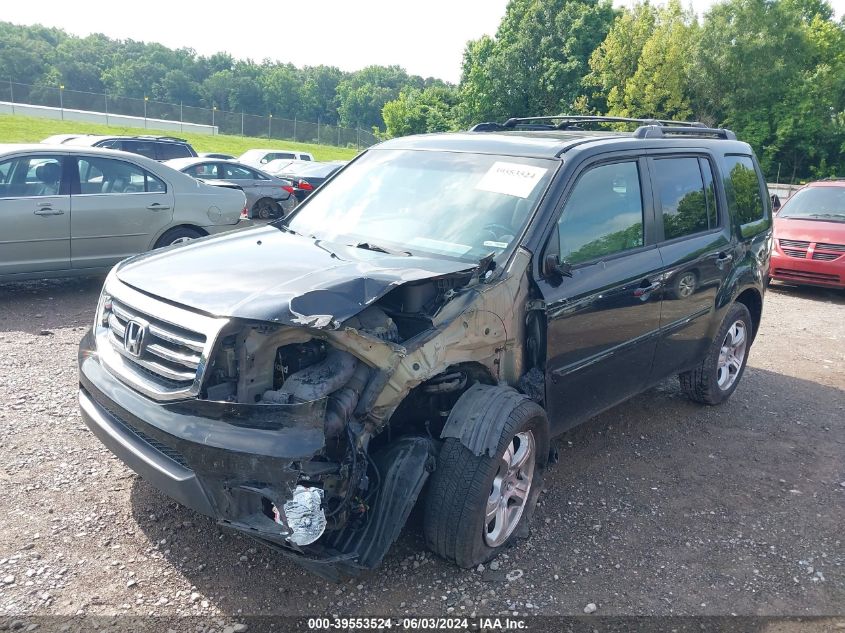 2012 Honda Pilot Ex-L VIN: 5FNYF3H57CB043212 Lot: 39553524