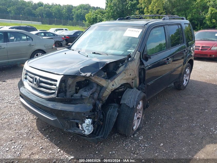 2012 Honda Pilot Ex-L VIN: 5FNYF3H57CB043212 Lot: 39553524