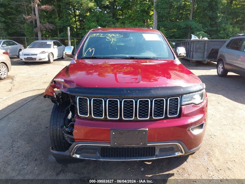 2017 Jeep Grand Cherokee Limited 4X4 VIN: 1C4RJFBG9HC899162 Lot: 39553527