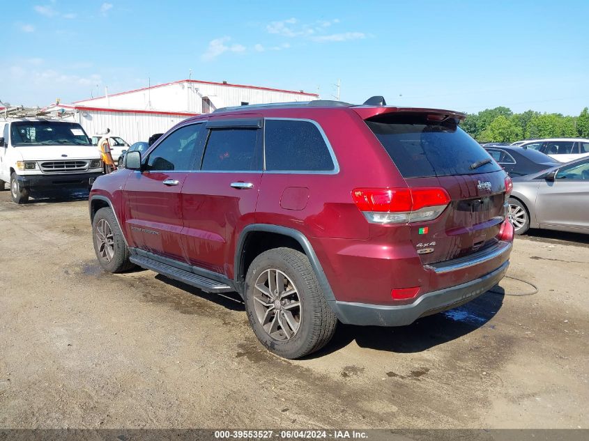 2017 Jeep Grand Cherokee Limited 4X4 VIN: 1C4RJFBG9HC899162 Lot: 39553527