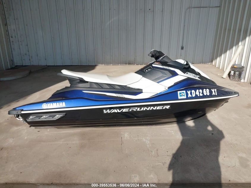 2018 Yamaha Waverunner VIN: YAMA3012K718 Lot: 39553536
