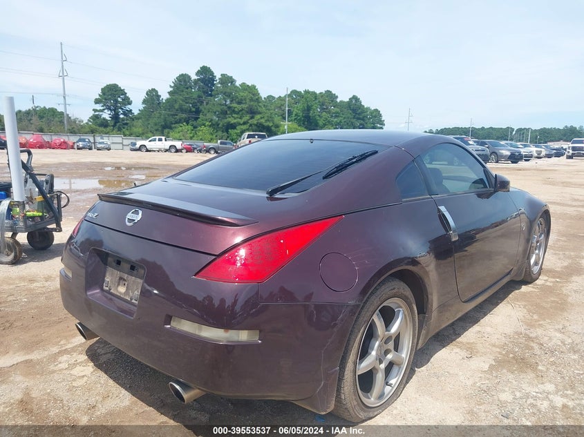 2003 Nissan 350Z Touring VIN: JN1AZ34DX3T115798 Lot: 39553537