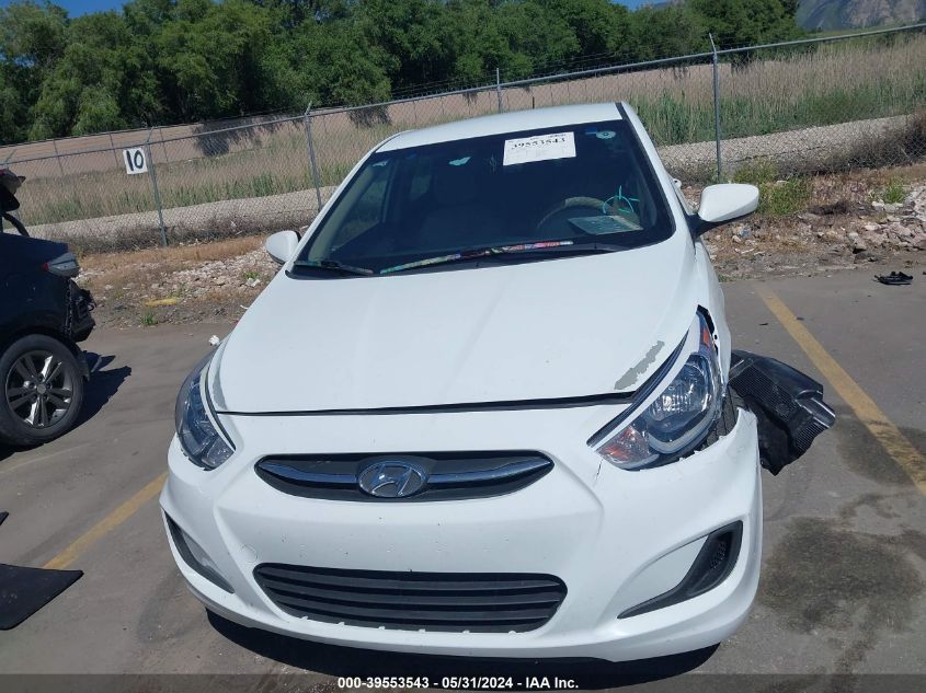 2016 Hyundai Accent Se VIN: KMHCT4AE1GU077819 Lot: 39553543