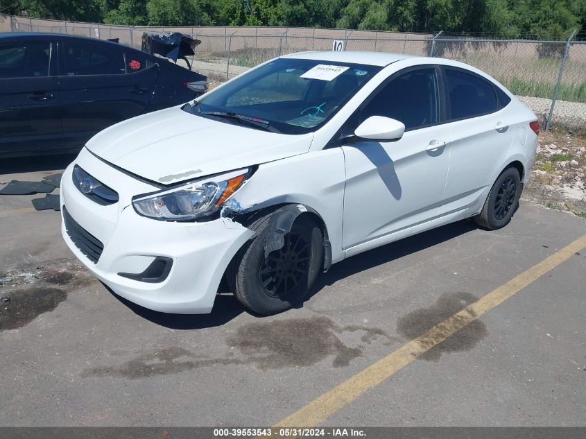 2016 Hyundai Accent Se VIN: KMHCT4AE1GU077819 Lot: 39553543