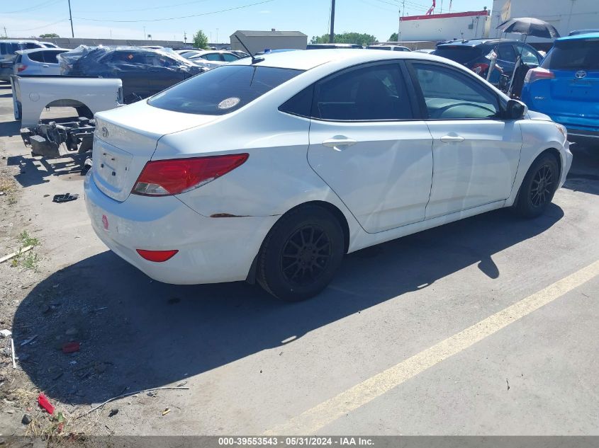 2016 Hyundai Accent Se VIN: KMHCT4AE1GU077819 Lot: 39553543