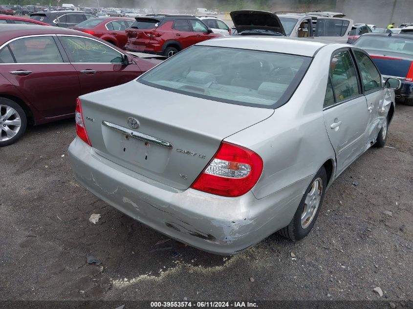 2003 Toyota Camry Le V6 VIN: 4T1BF32K03U040661 Lot: 39553574