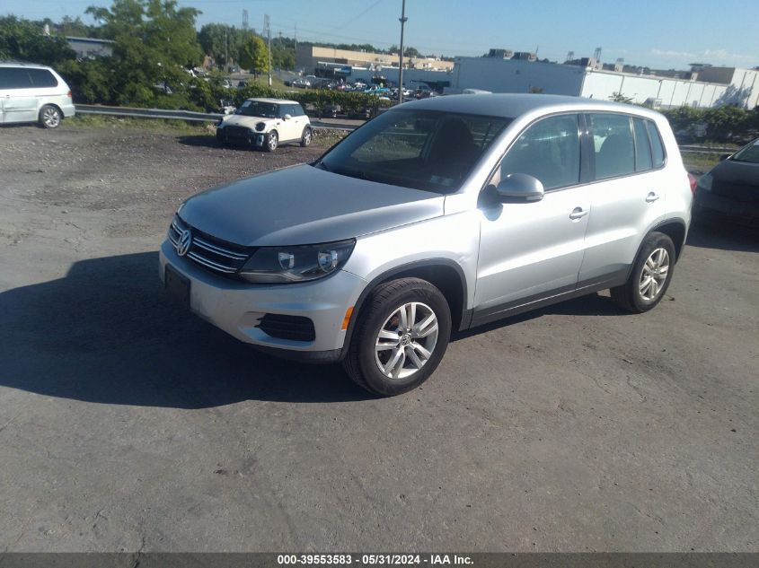 2013 Volkswagen Tiguan S VIN: WVGBV7AX9DW533753 Lot: 39553583