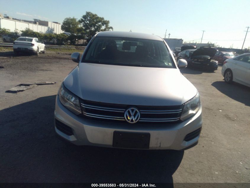 2013 Volkswagen Tiguan S VIN: WVGBV7AX9DW533753 Lot: 39553583