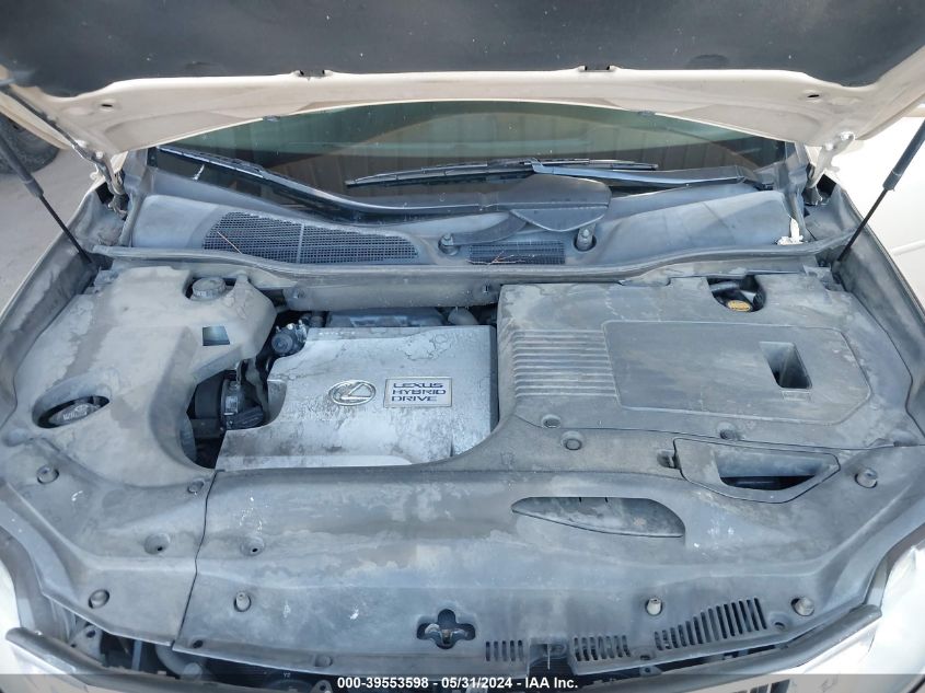 2010 Lexus Rx 450H VIN: JTJZB1BA0A2000239 Lot: 39553598