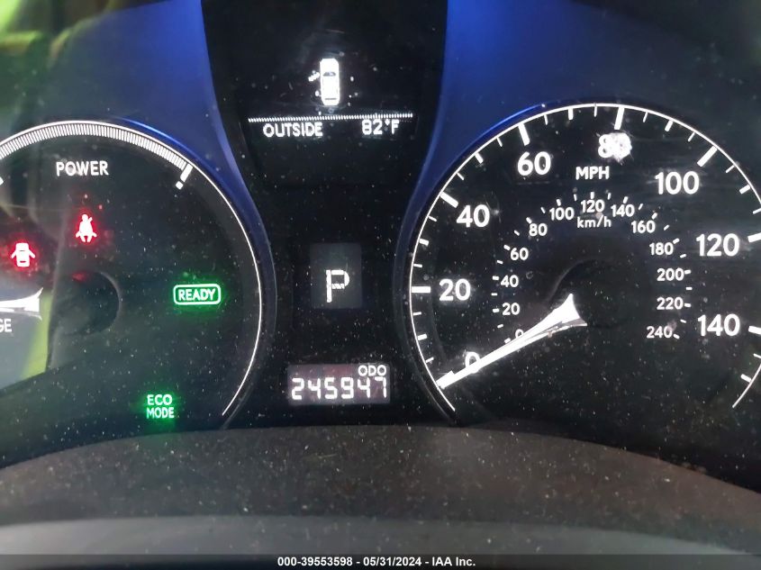 2010 Lexus Rx 450H VIN: JTJZB1BA0A2000239 Lot: 39553598