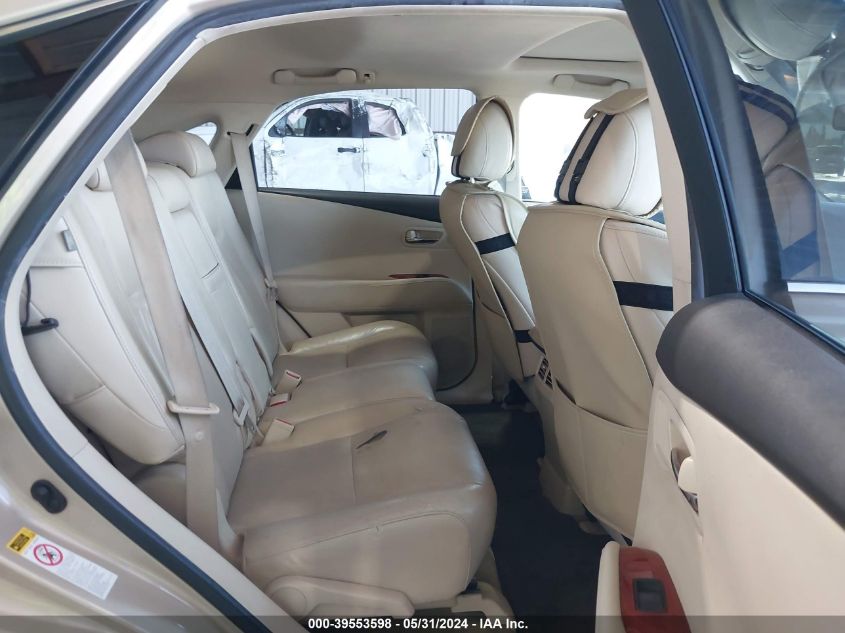 2010 Lexus Rx 450H VIN: JTJZB1BA0A2000239 Lot: 39553598