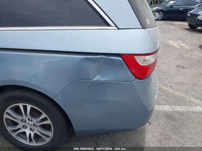 2012 Honda Odyssey Ex-L VIN: 5FNRL5H62CB114222 Lot: 39553622