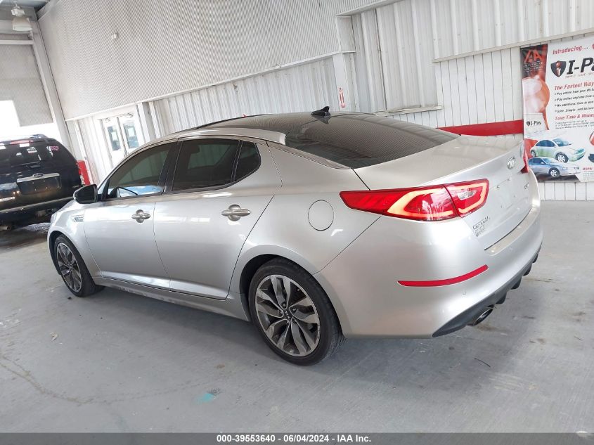 2015 Kia Optima Sx Turbo VIN: 5XXGR4A61FG394694 Lot: 39553640