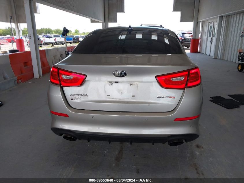 2015 Kia Optima Sx Turbo VIN: 5XXGR4A61FG394694 Lot: 39553640